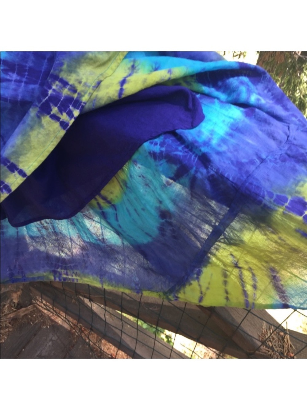 Cato Purple, Blue & Yellow Tie-Dye Maxi Skirt - Picture 11 of 16